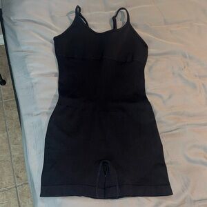 Women’s black seamless romper